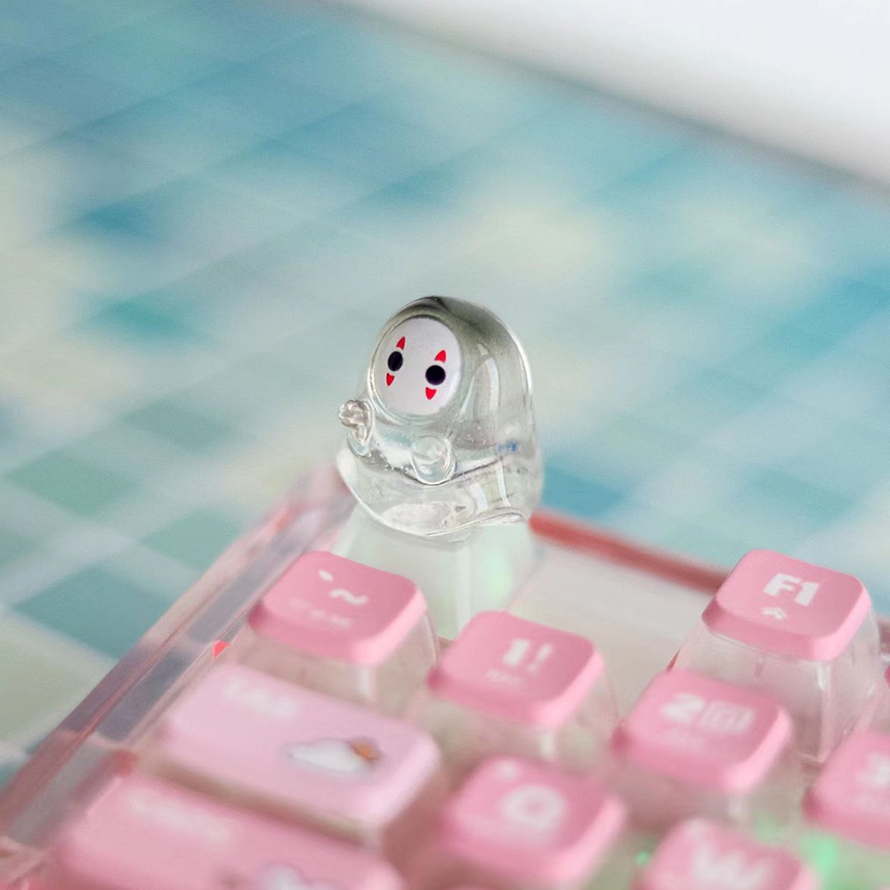 Keyboard Gaming Transparent - Cartoon Halloween Backlit Clear Keycap Tastiera