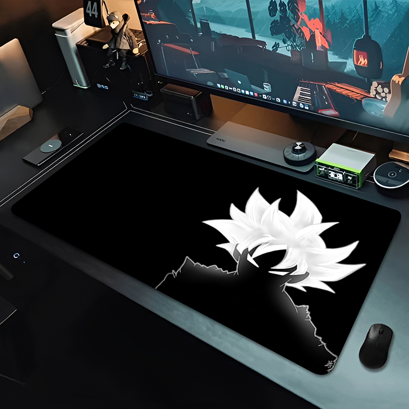 Gaming Keyboard En Mouse - Tappetino per Mouse DBZ Black Anime