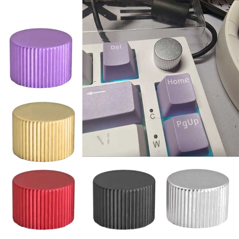 Gaming Keyboard Types - Elegante manopola controllo in metallo per