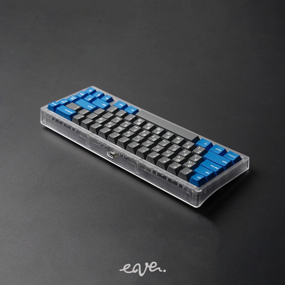 Keyboard Gaming Transparent - Swagkeys EAVE65 Kit tastiera meccanica GASKET