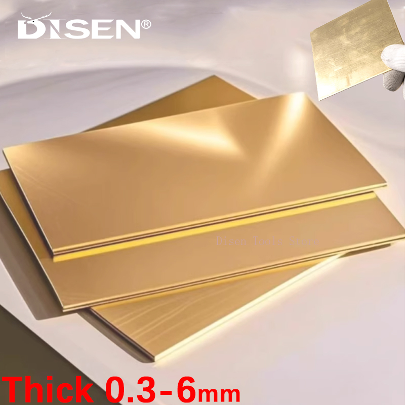 Brass Weight Plate - Spessore 0,3-6 mm H62 Piastra in