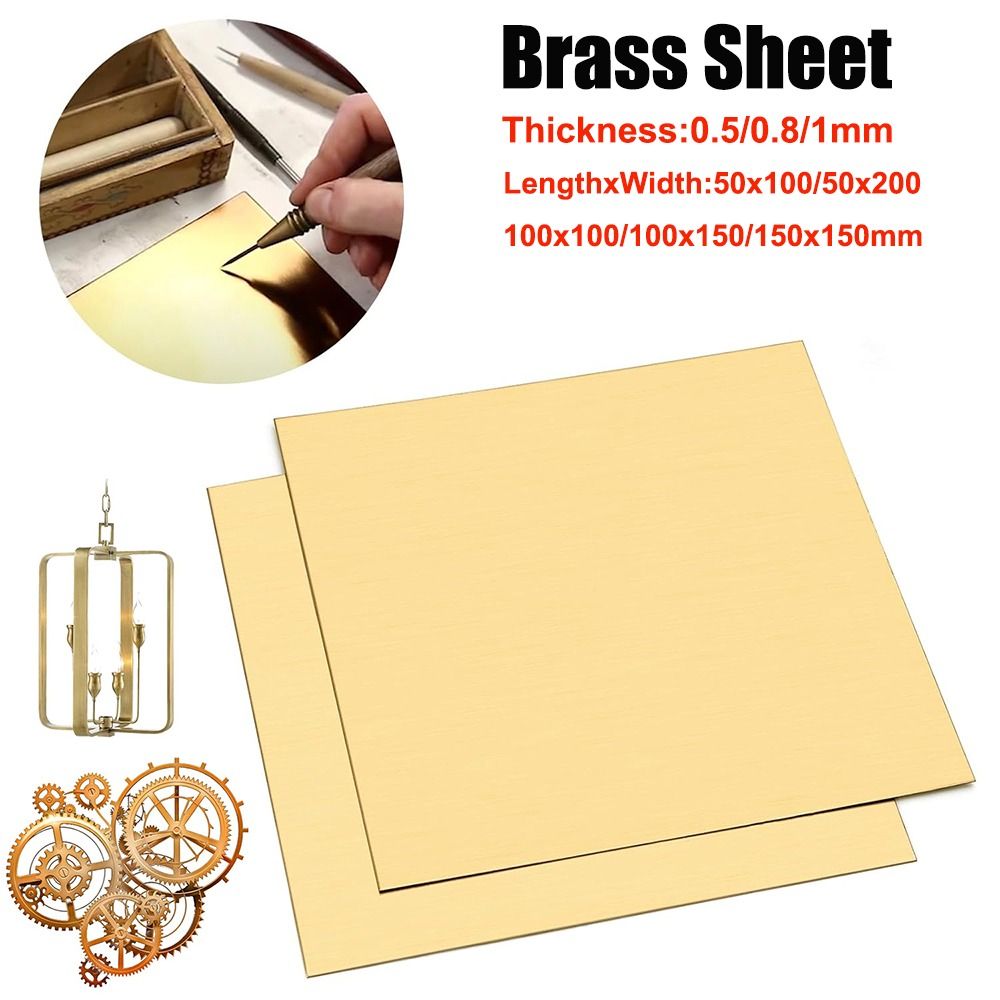 Brass Weight Plate - Nuovo foglio di lastra in ottone