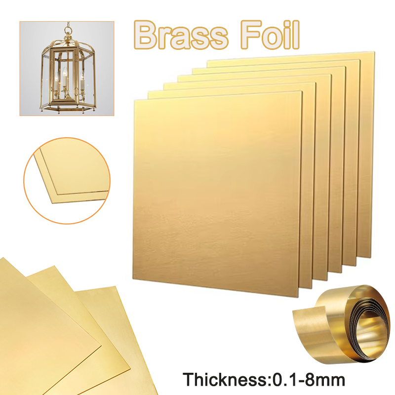 Brass Weight Plate - 1 pz Lamiera di Ottone Ottone