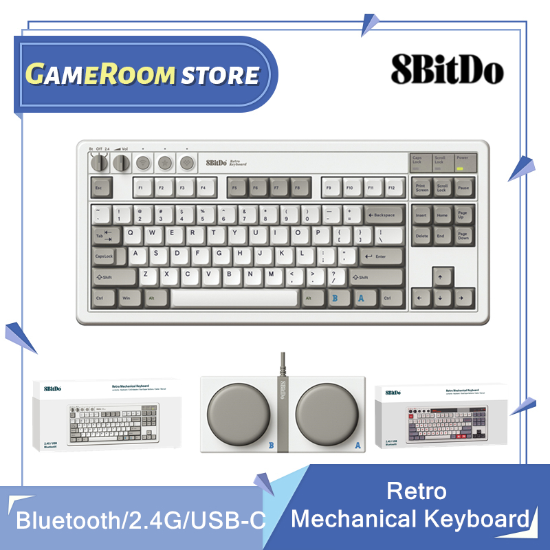 Gaming Keyboard Bluetooth - Tastiera meccanica retrò 8Bitdo, tastiera da