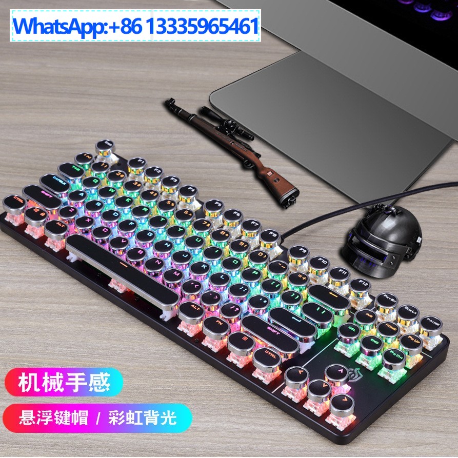 Gaming Keyboard Ebay - Meishang e-family 917 tastiera meccanica punk