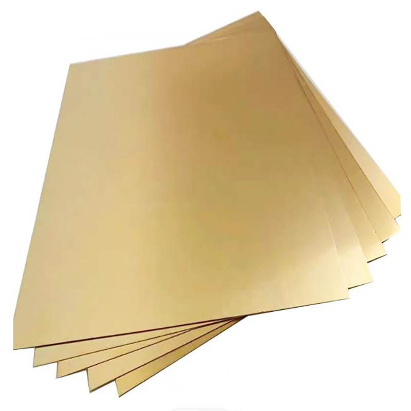 Brass Weight Plate - Foglio in ottone massiccio 0,5 mm