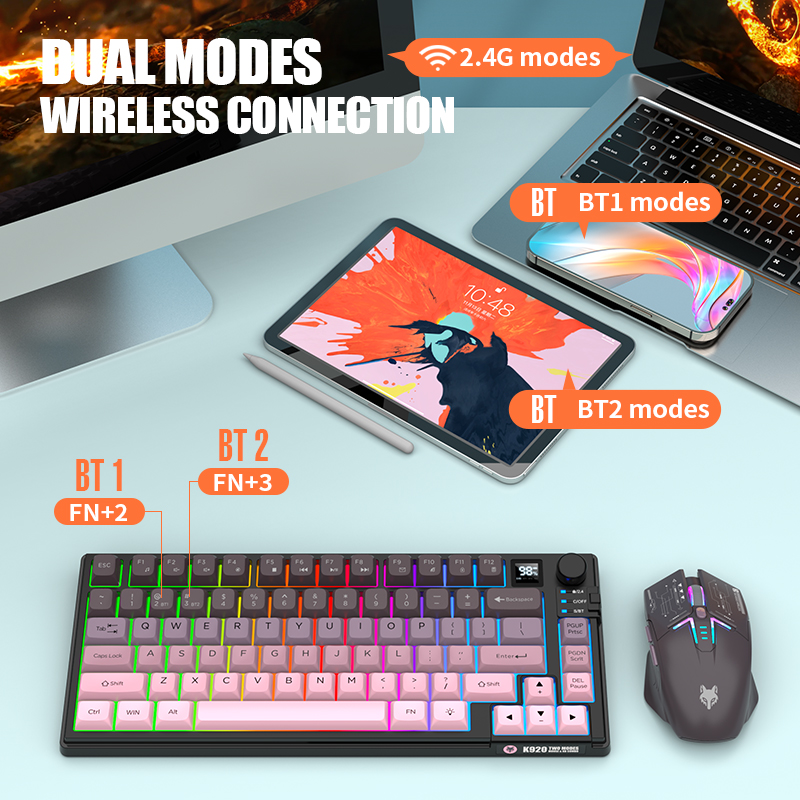Combo Tastiera e Mouse Wireles - Gaming Keyboard Bluetooth recensione e prezzo