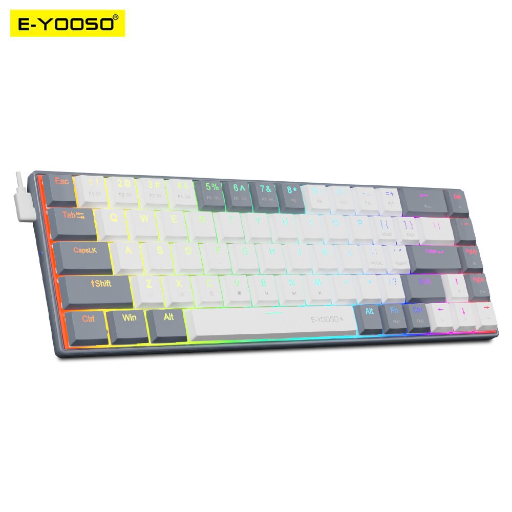 E-YOOSO A68 RGB Mini Slim USB  - Gaming Keyboard Mobile recensione e prezzo