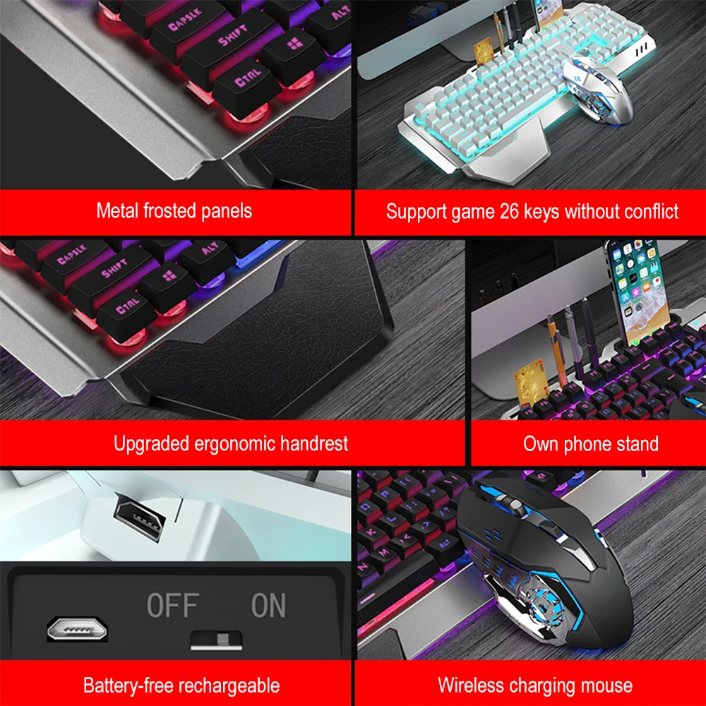 K680 ricaricabile 2.4G wireles - Gaming Keyboard Bluetooth recensione e prezzo