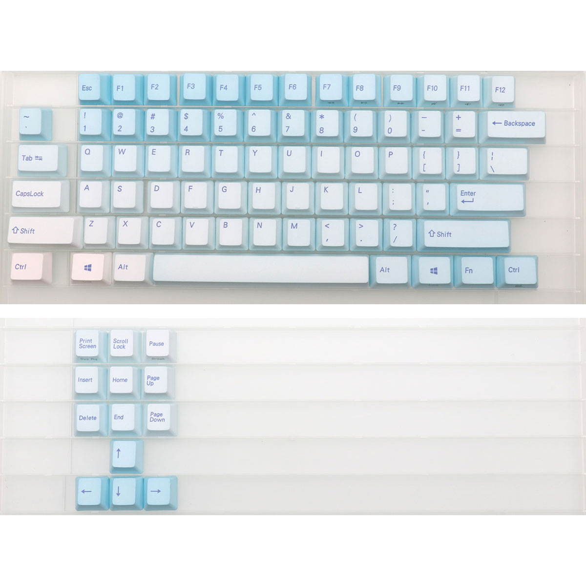87 tasti Frost Blue Keycaps Ch - Gaming Keyboard Blue recensione e prezzo