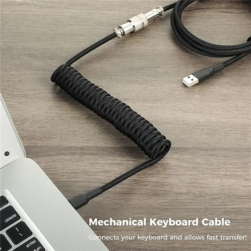 Nuovo cavo a spirale per tasti - Gaming Keyboard Types recensione e prezzo