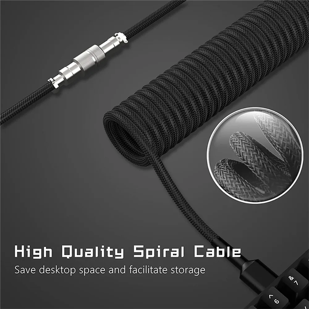 Nuovo cavo a spirale per tasti - Gaming Keyboard Types recensione e prezzo