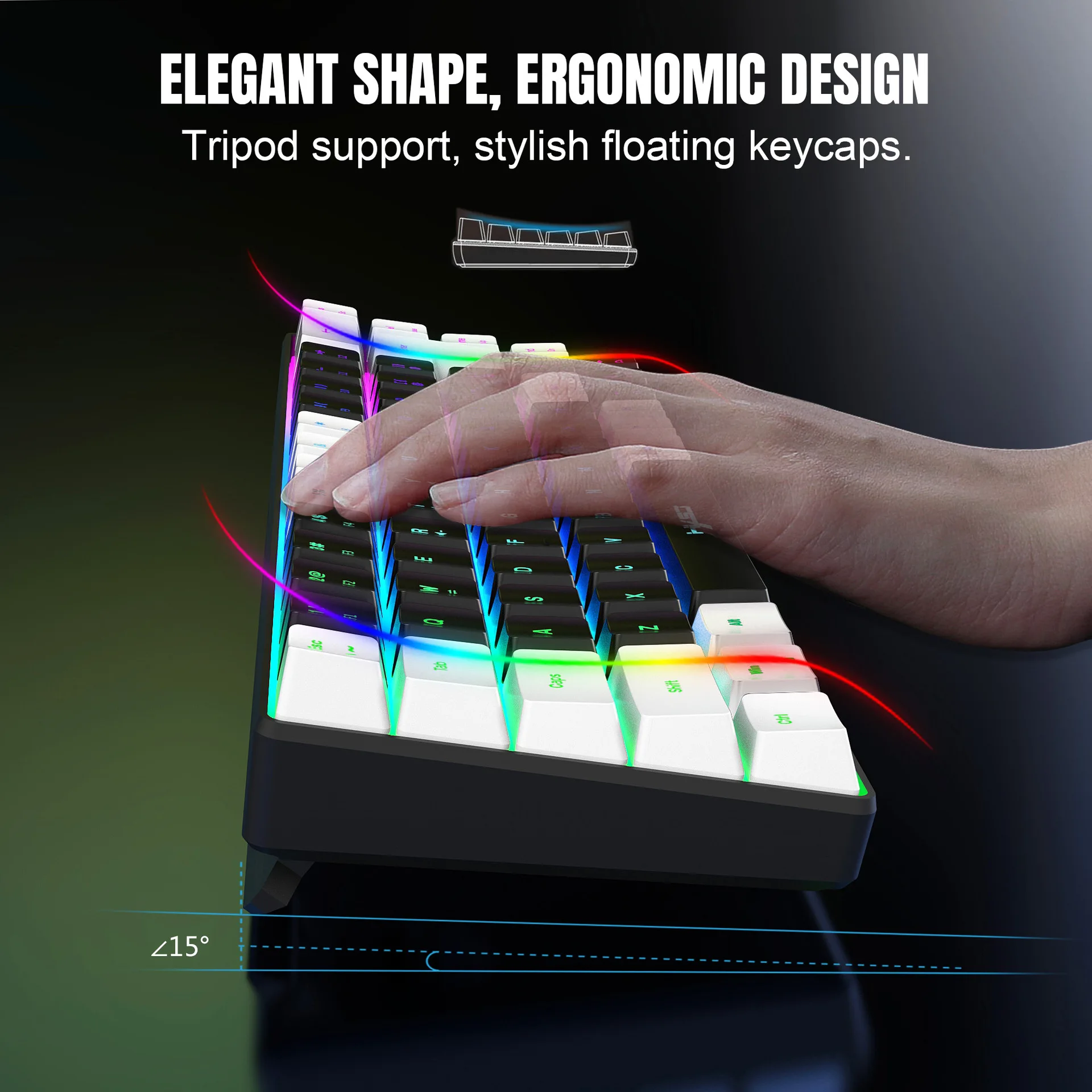 Kit Tastiera e Mouse con Retro - Gaming Keyboard Mini recensione e prezzo