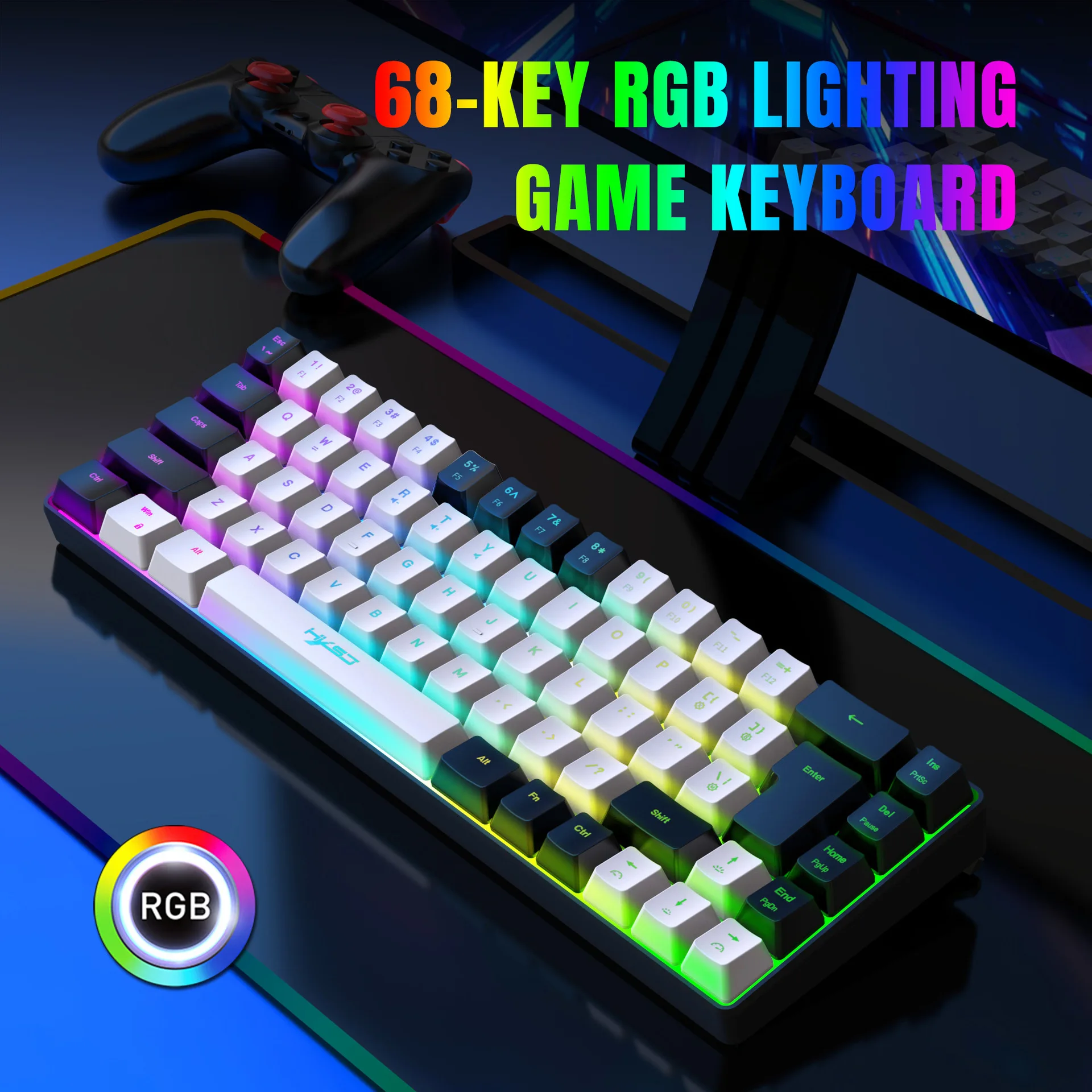 Kit Tastiera e Mouse con Retro - Gaming Keyboard Mini recensione e prezzo