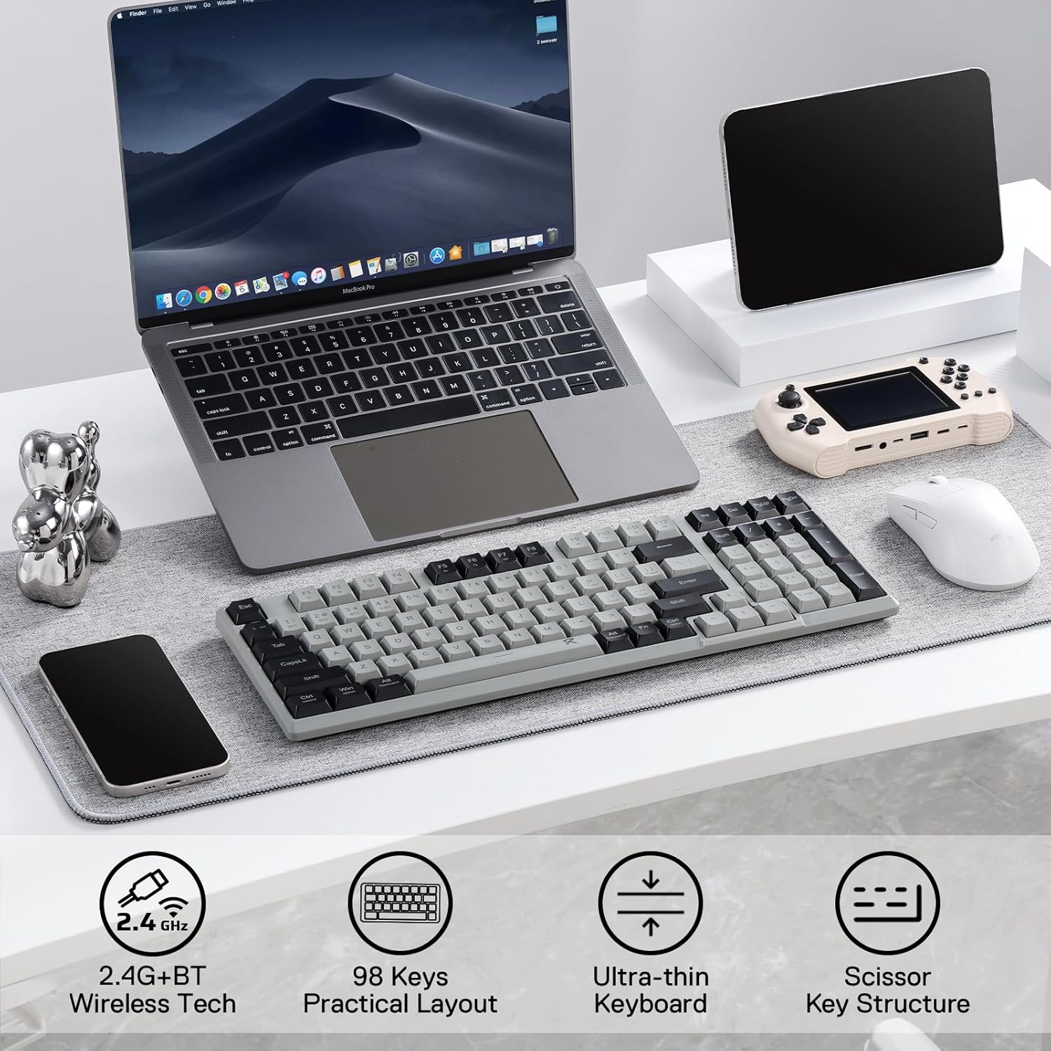 Redragon BK7114 Computer wirel - Gaming Keyboard Mobile recensione e prezzo
