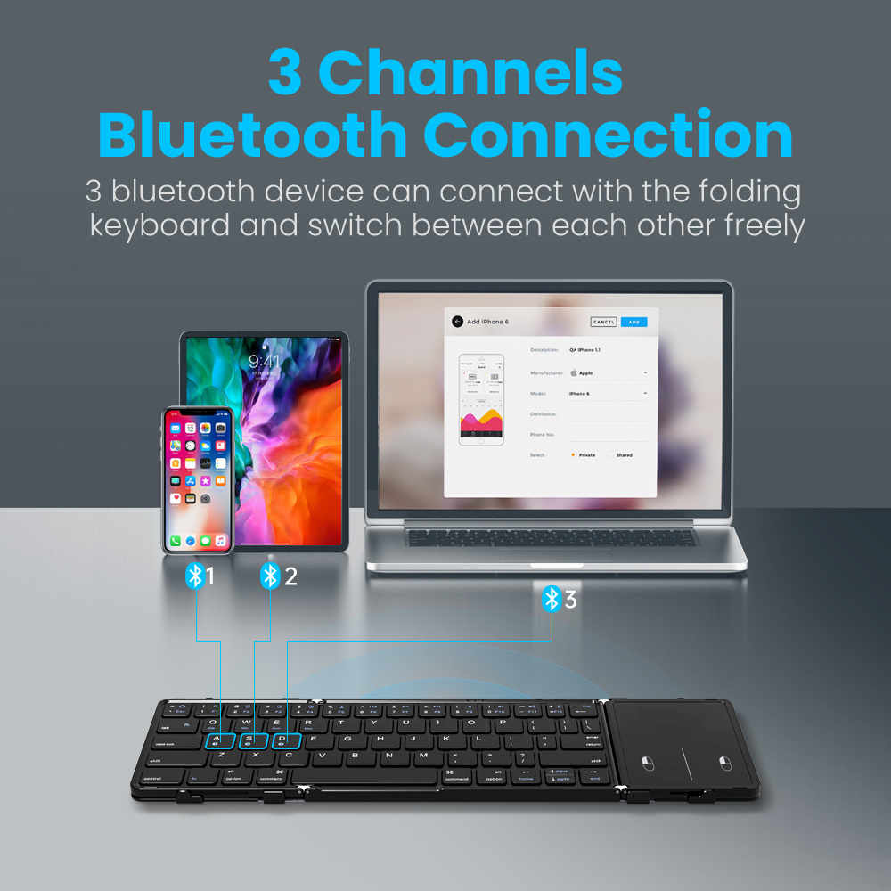 Tastiera pieghevole wireless B - Gaming Keyboard Number Pad recensione e prezzo