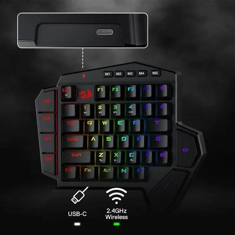 Nuova Tastiera Meccanica Wirel - Gaming Keyboard 1 Hand recensione e prezzo
