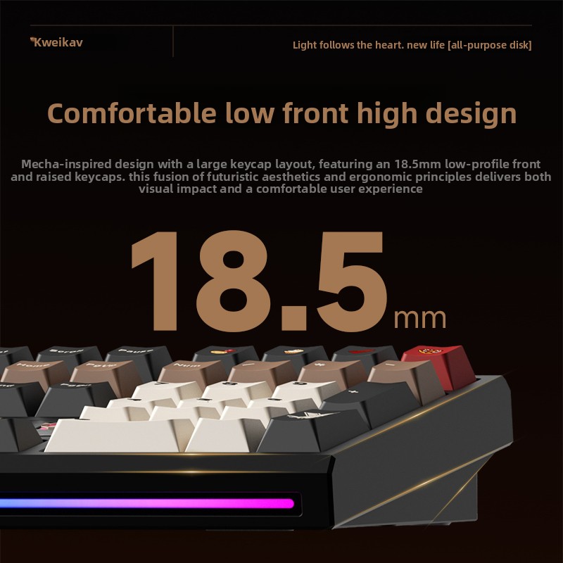 Tastiera Meccanica WEIKAV NUT1 - Gaming Keyboard Mechanical Wireless recensione e prezzo