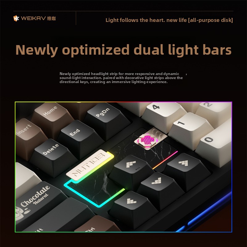 Tastiera Meccanica WEIKAV NUT1 - Gaming Keyboard Mechanical Wireless recensione e prezzo