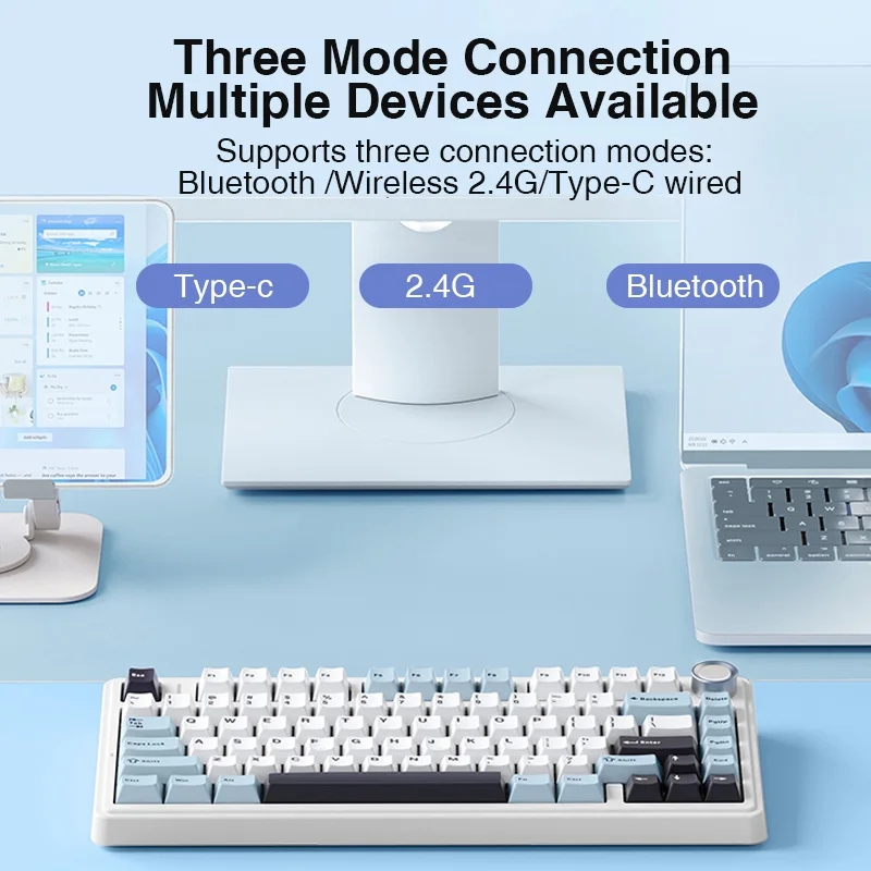 AULA F75 2.4G Wireless/Bluetoo - Keyboard Gaming Transparent recensione e prezzo