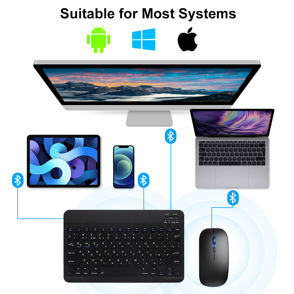 Tastiera e mouse Bluetooth per - Gaming Keyboard Bluetooth recensione e prezzo