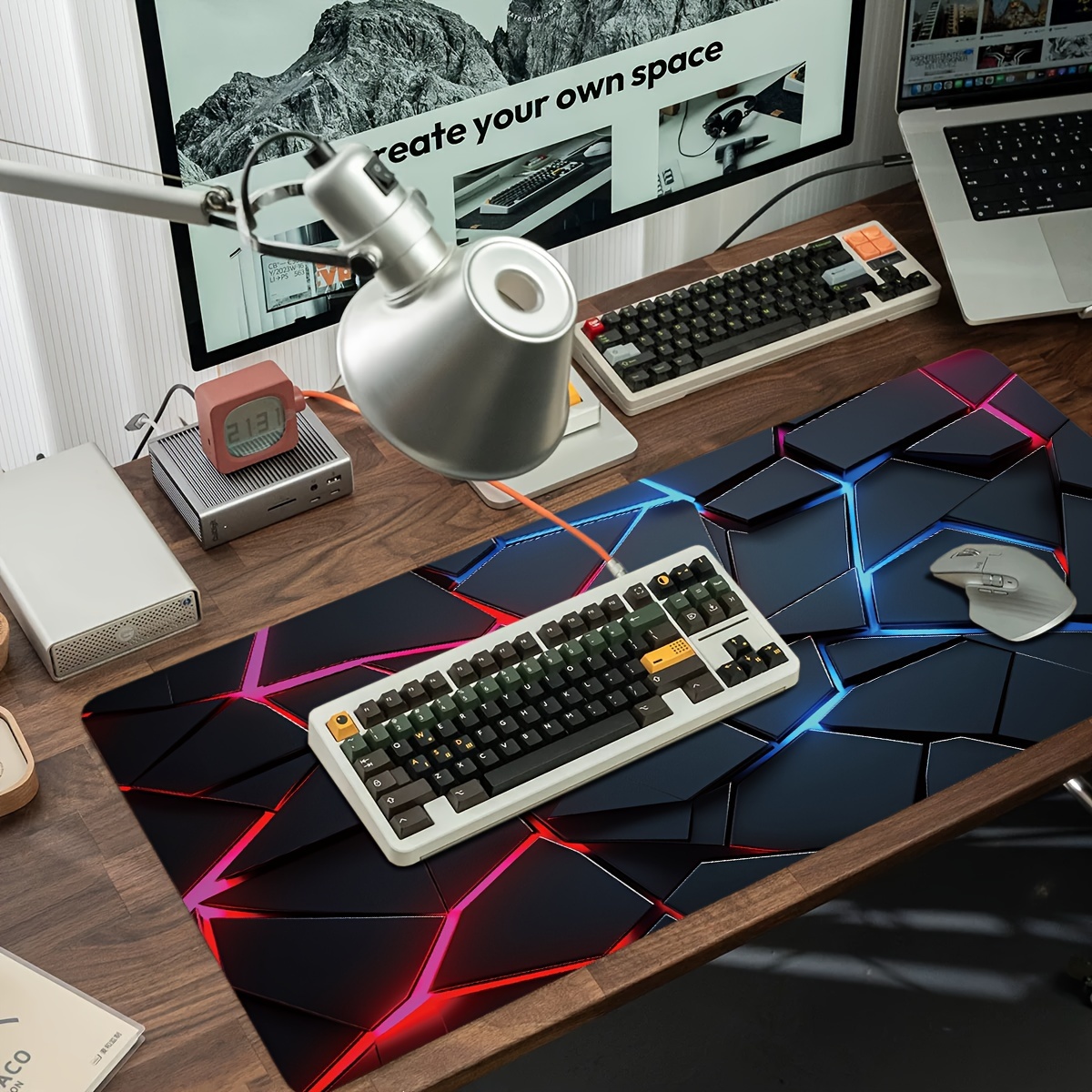 Tappetini per mouse da gioco d - Gaming Keyboard Blue recensione e prezzo