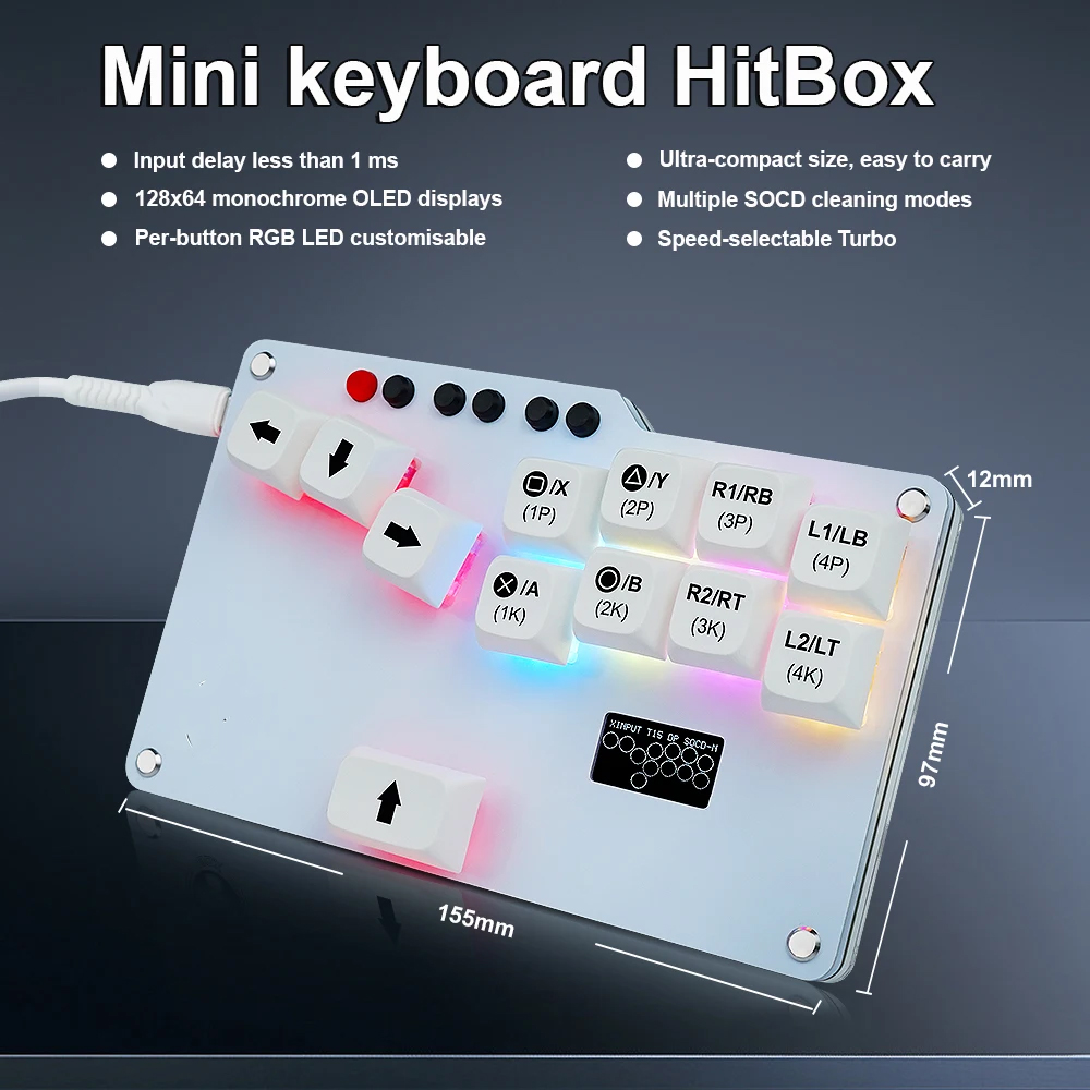 Hitbox Mini GP2040 CE Fightsti - Gaming Keyboard Mini recensione e prezzo