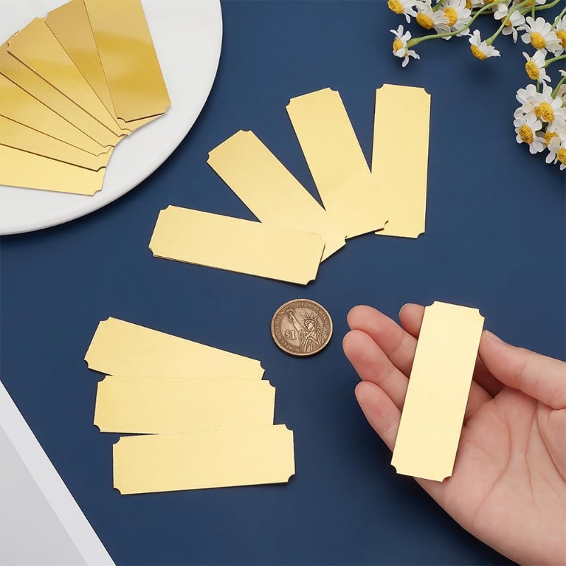 50 pezzi etichette vuote in al - Brass Weight Plate recensione e prezzo