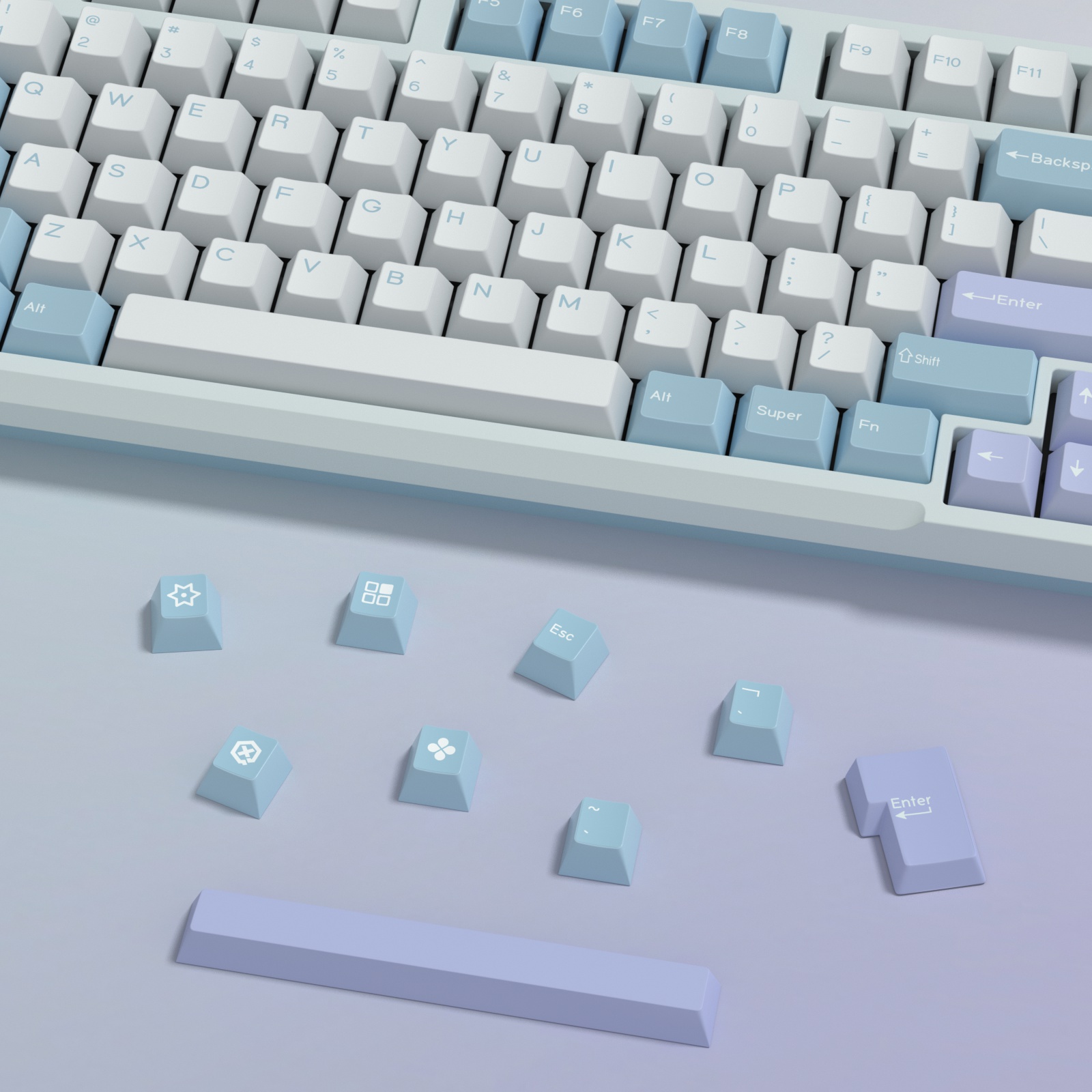 KBDiy GMK Illusion Keycap Cher - Gaming Keyboard Number Pad recensione e prezzo
