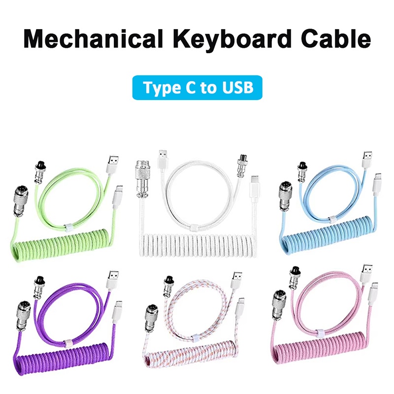 Cavo USB Type-C a spirale per  - Gaming Keyboard Types recensione e prezzo
