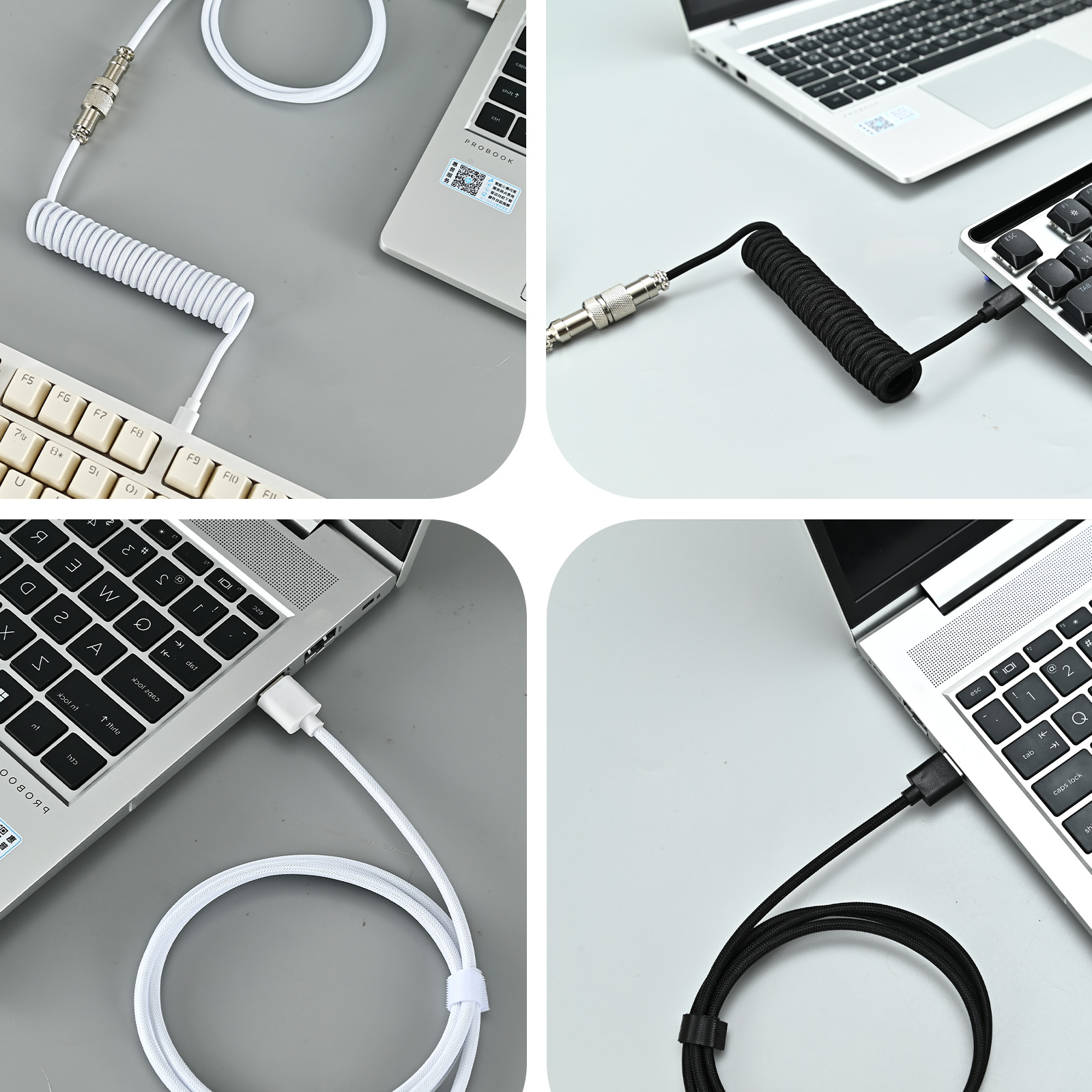 Cavo USB Type-C a spirale per  - Gaming Keyboard Types recensione e prezzo