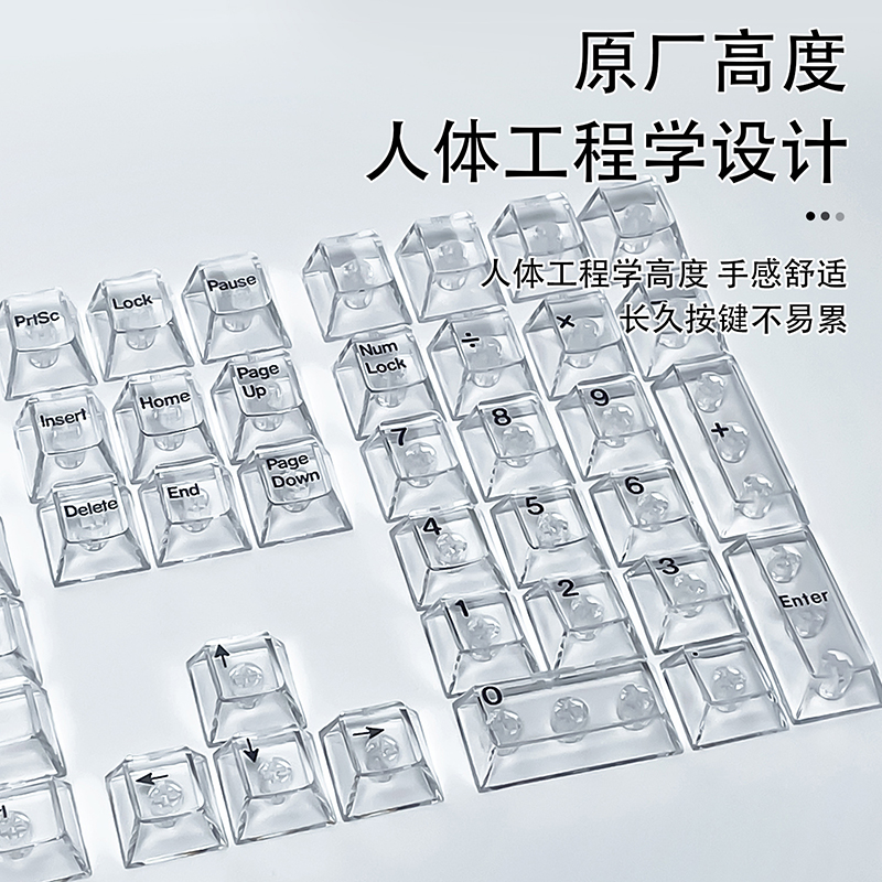 Keycap trasparenti in cristall - Keyboard Gaming Transparent recensione e prezzo