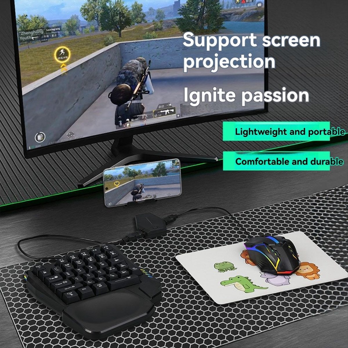 Kit Combo 5 in 1 per Giochi Mo - Gaming Keyboard 1 Hand recensione e prezzo