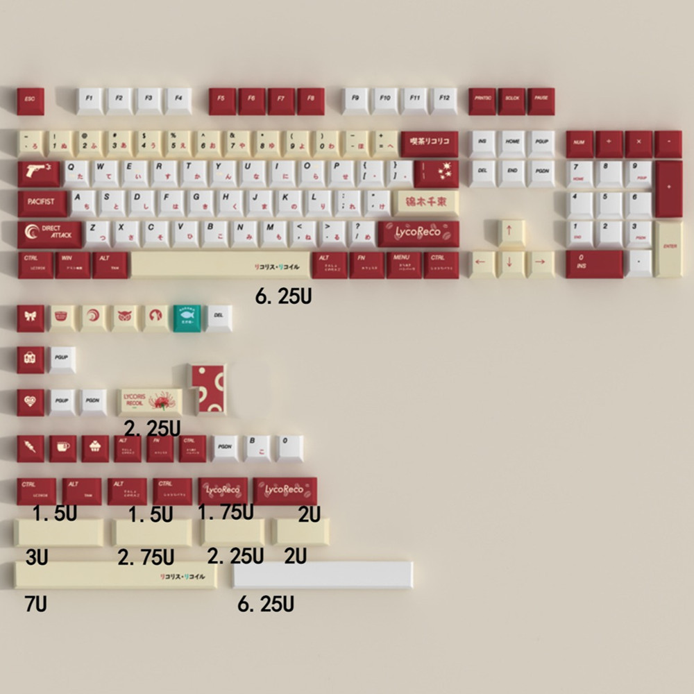 Lycoris Recoil Anime PBT Keyca - Gaming Keyboard Bluetooth recensione e prezzo
